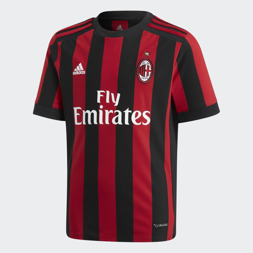 Adidas Youth Ac Milan Home Jersey Red Adidas Canada