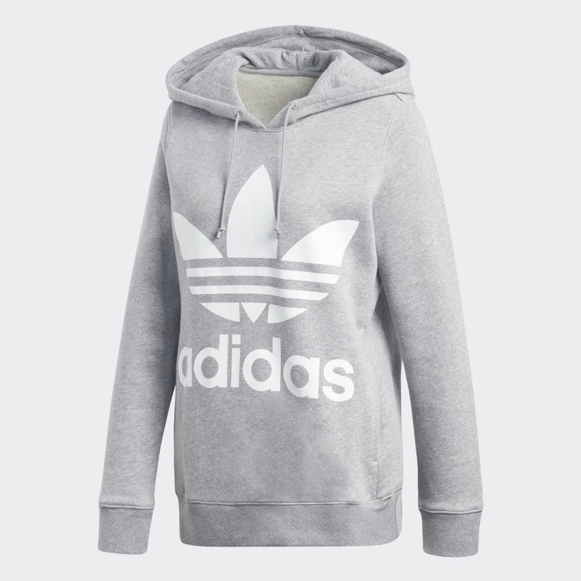 Blusa capuz trefoil adidas clearance