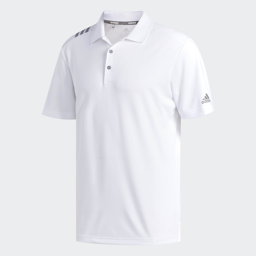 white adidas polo shirt