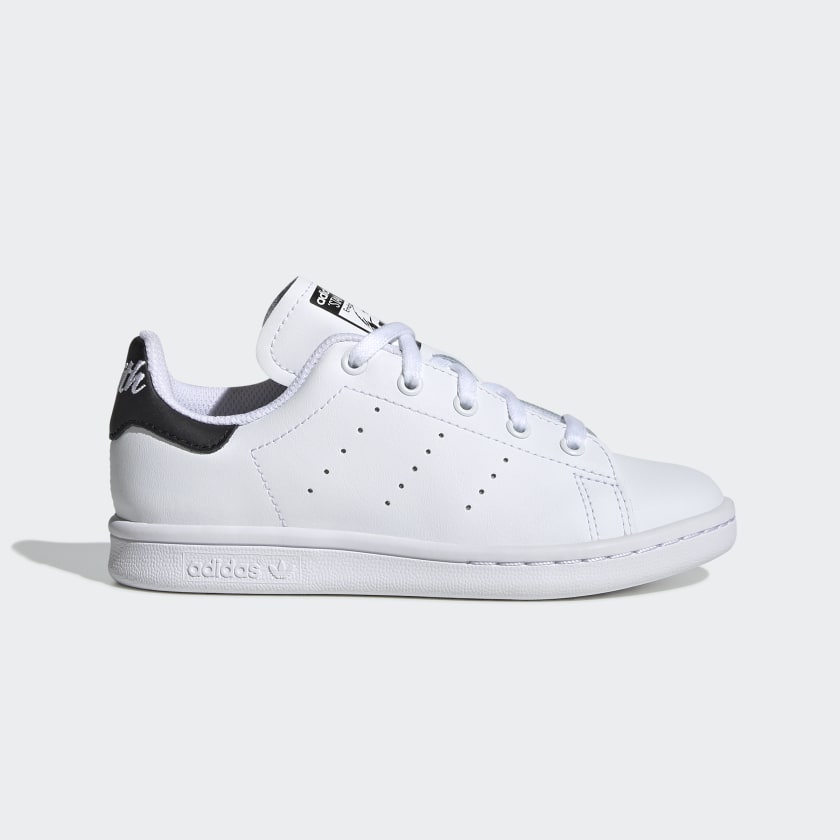 Kids Stan Smith Cloud White and Core Black Shoes | adidas US