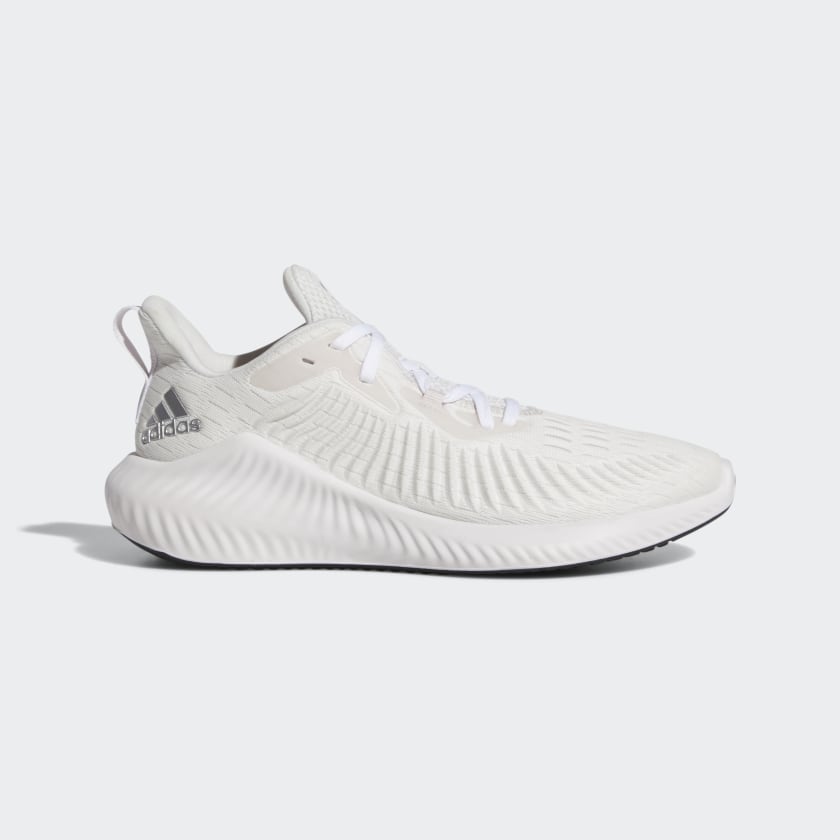 white adidas alphabounce women's