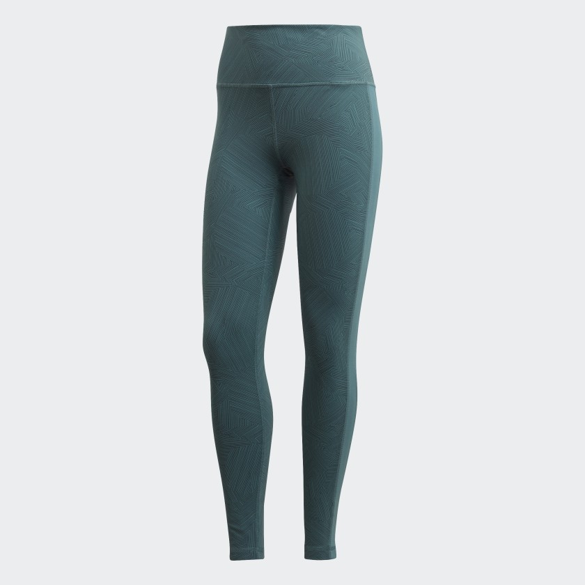 adidas Believe This High-Rise Wanderlust Tights - Green | adidas US