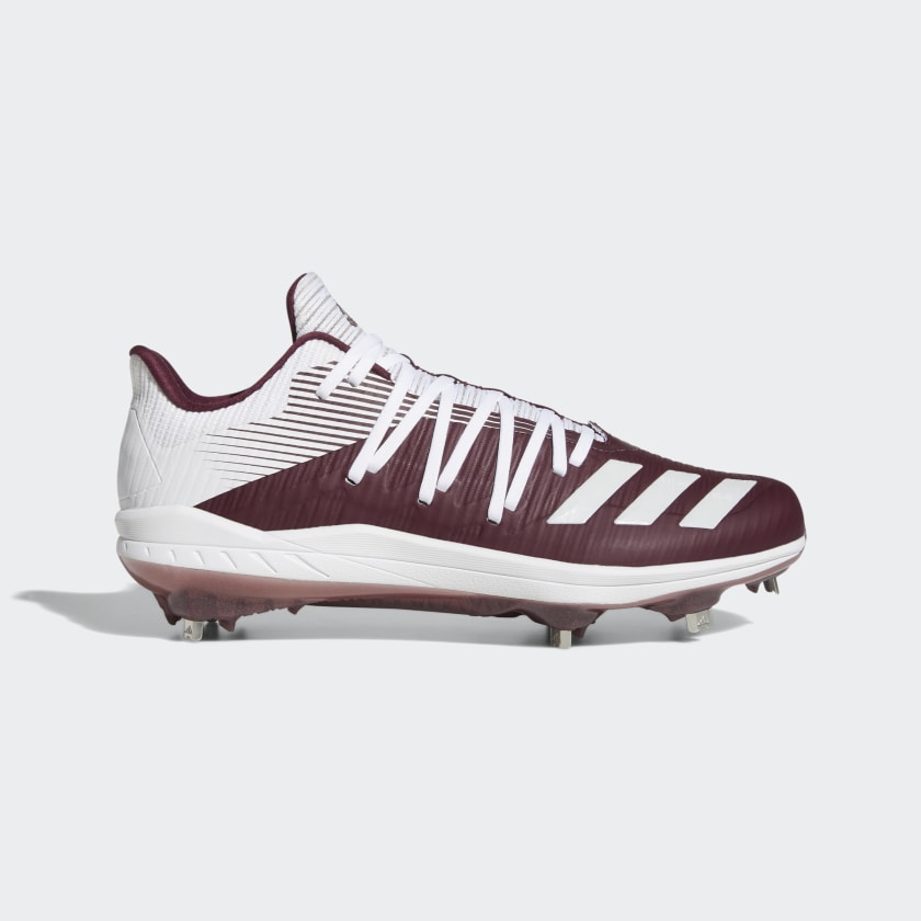 maroon adidas football cleats