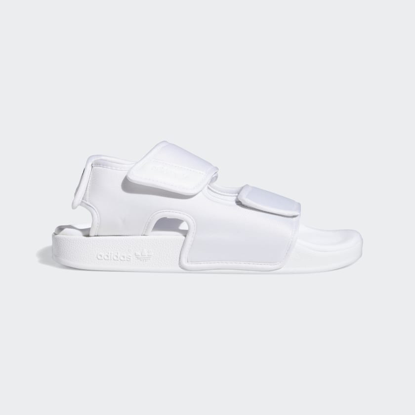 adidas white adilette slides