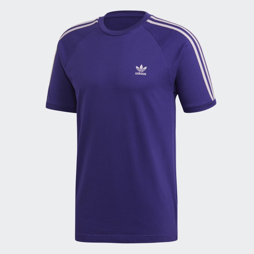 adidas 3-Stripes Tee - Purple | adidas US