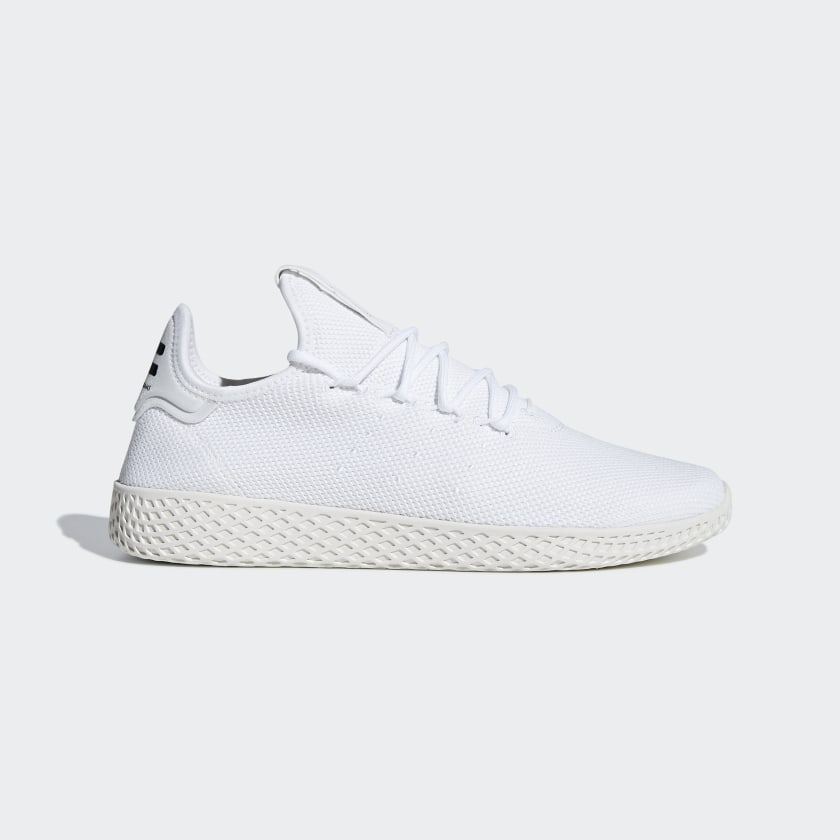 pharrell williams tennis hu shoes white