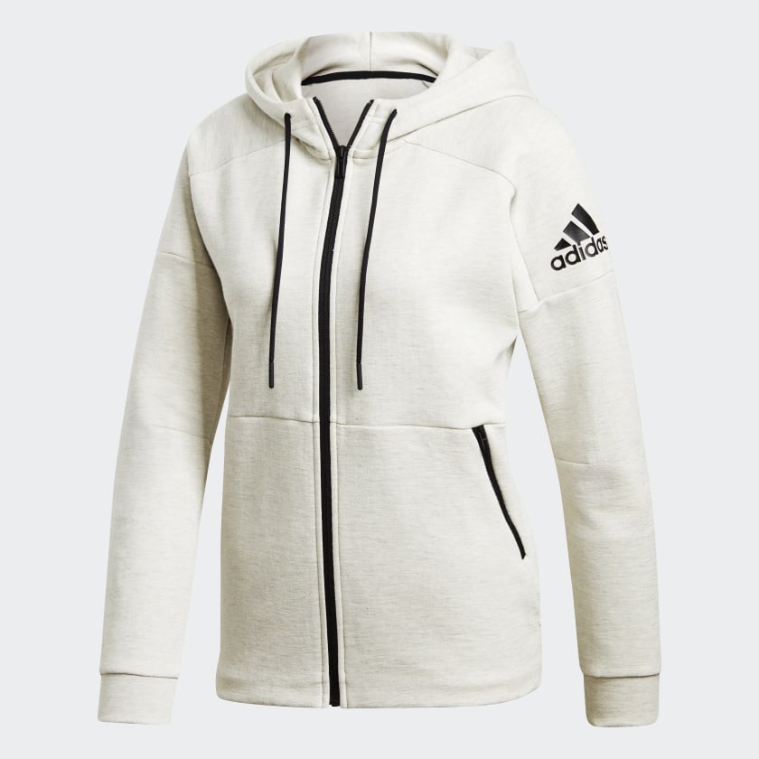 adidas stadium id relaxed zip hoodie