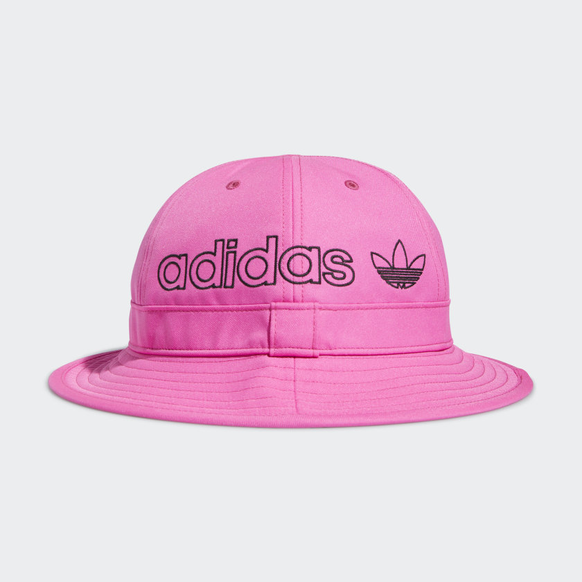 bright pink bucket hat