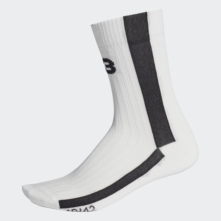 white adidas sock