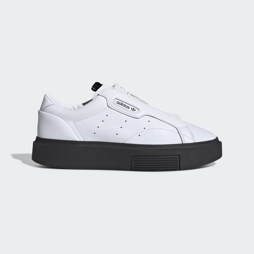 adidas Sleek Super Zip Shoes - White 
