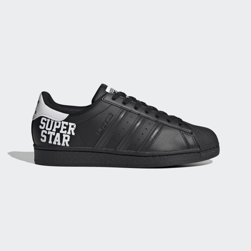 superstar adidas negras