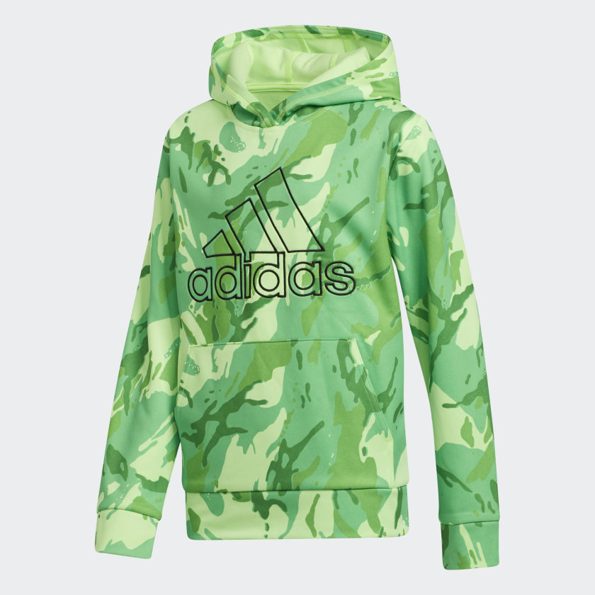 adidas green camo hoodie