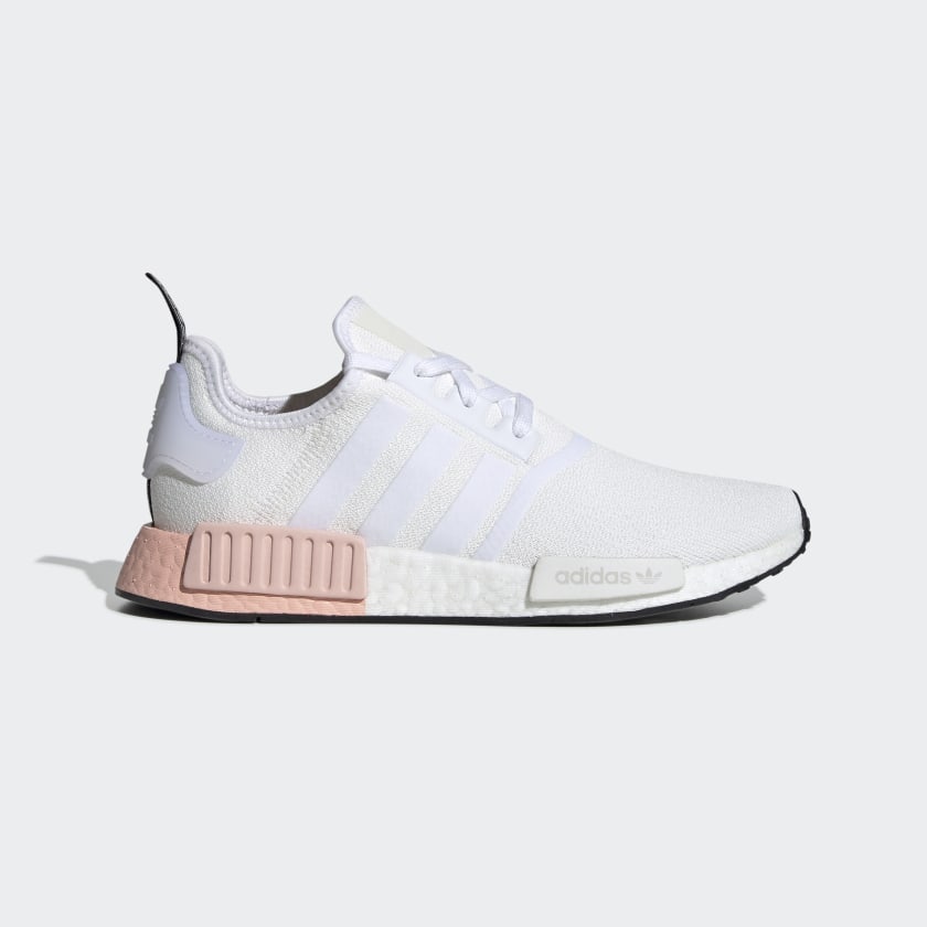 Men's NMD R1 Cloud White and Pink Shoes | adidas US