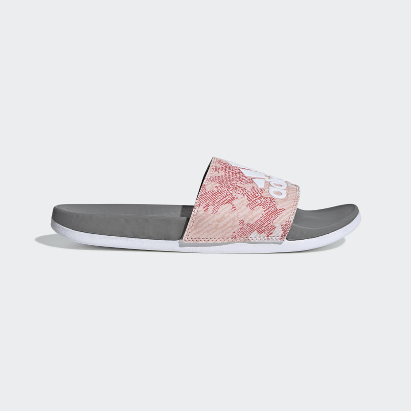 adidas slides black and pink
