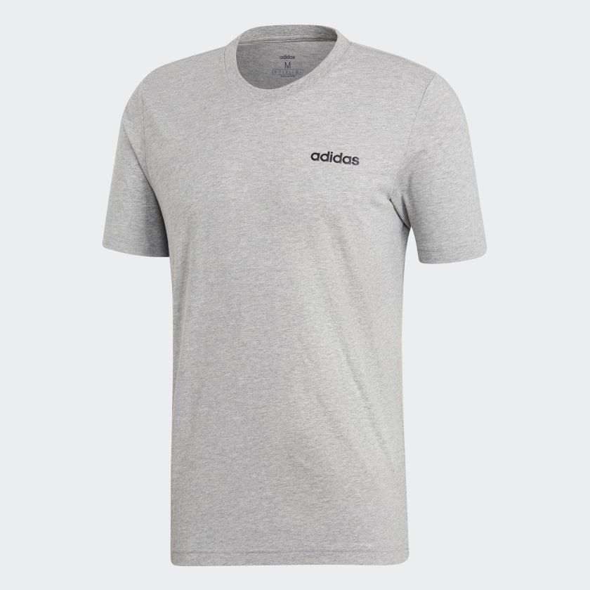 Adidas Essentials Plain Tisort Gri Adidas Turkey