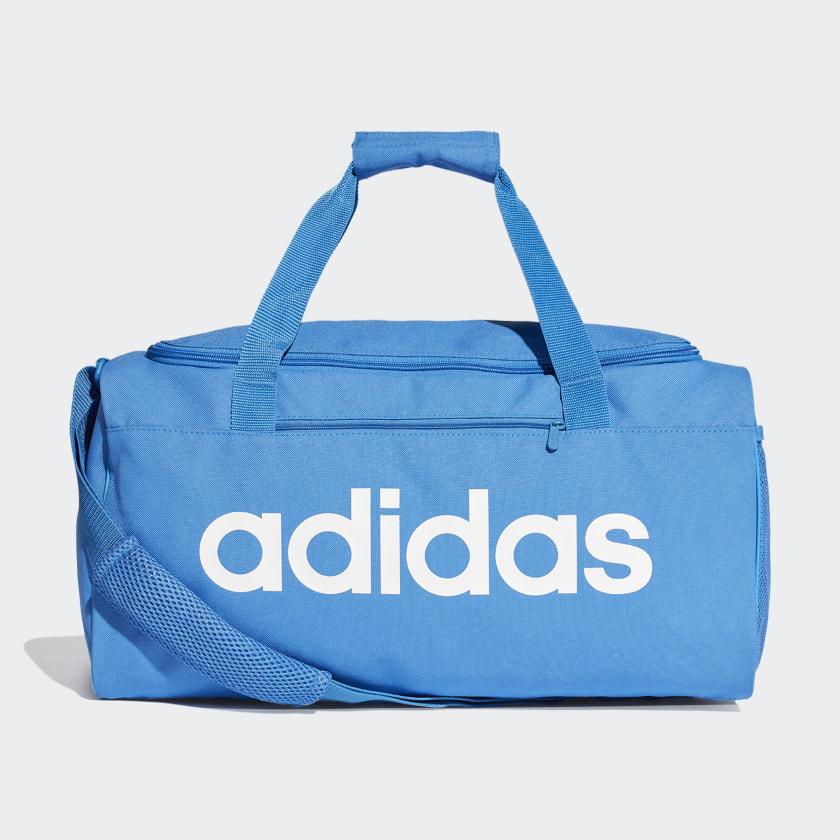 blue adidas duffel bag