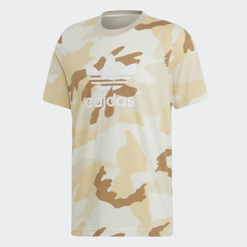 adidas trefoil camo tee