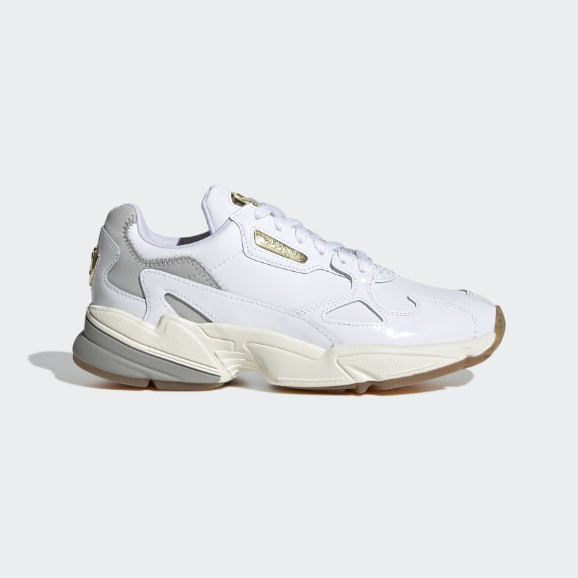 adidas falcon off white