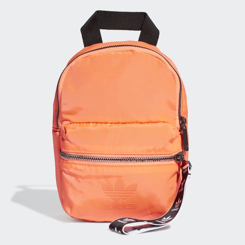 adidas backpack orange and black