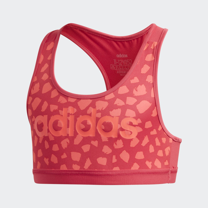 adidas Sports Bra Top Pink adidas UK