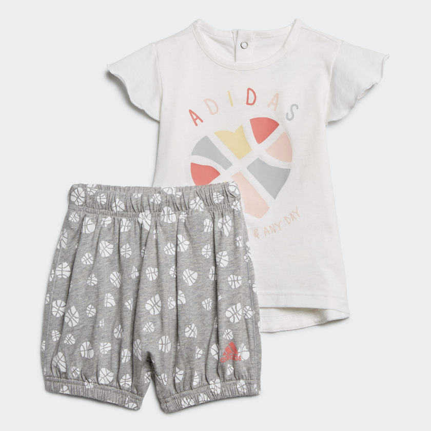 adidas infant short set