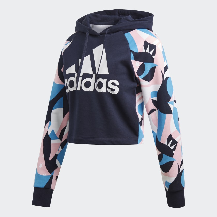 blusa capuz sport adidas