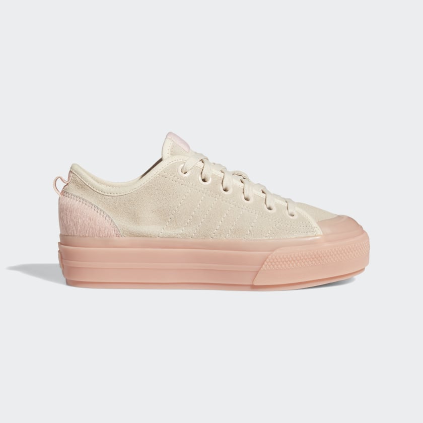 platform sneakers tan