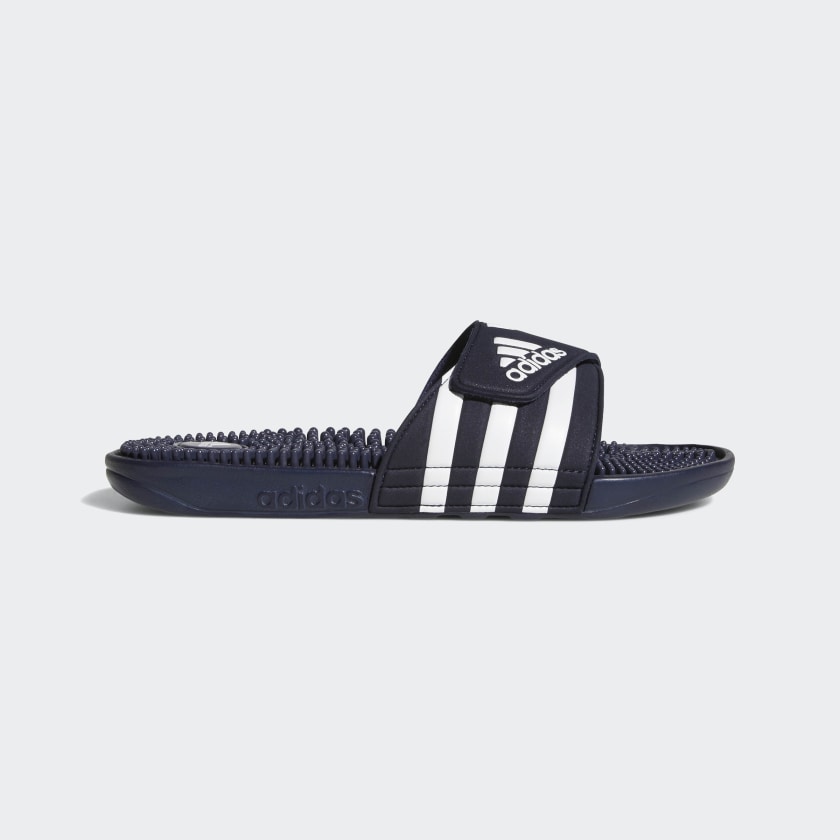 adidas blue daily slippers