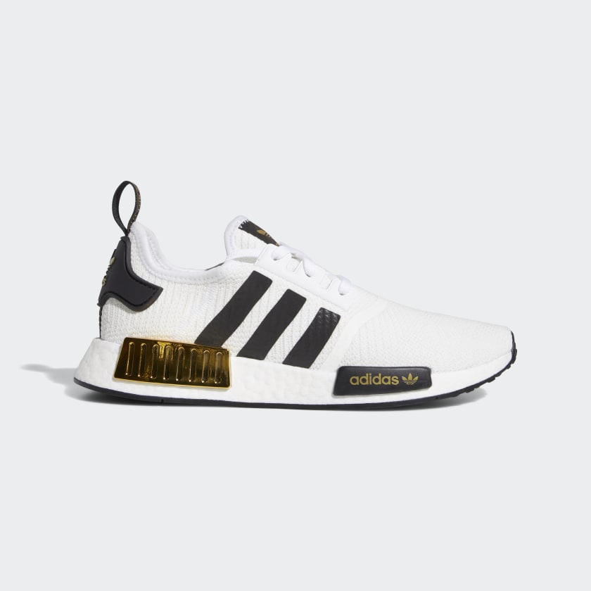 nmd_r1 shoes white and gold