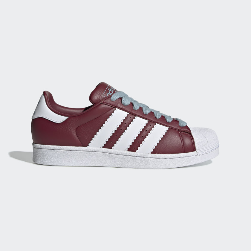 adidas superstar slip on maroon