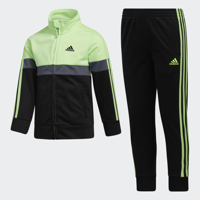 green adidas track jacket