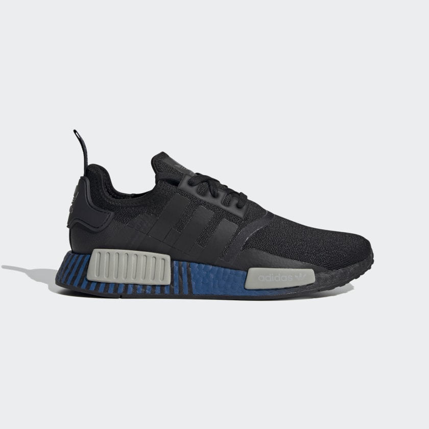 gray and black nmds