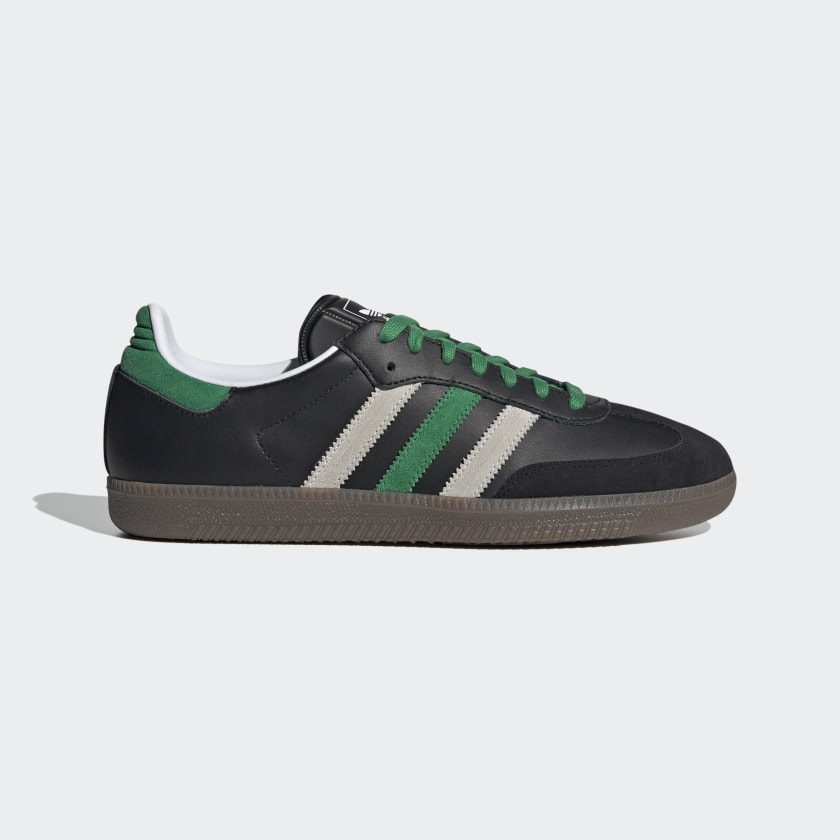 green adidas samba shoes