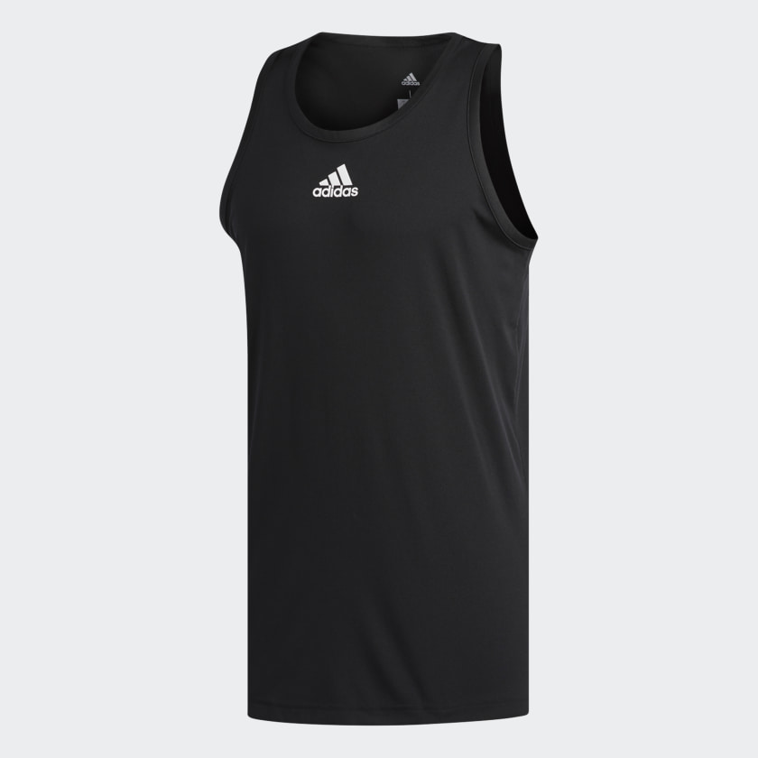 adidas men's heathered tank top