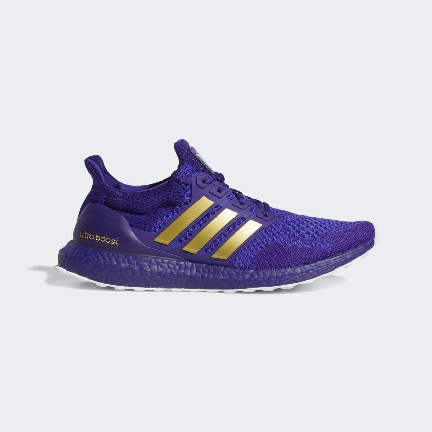 purple and gold adidas tracksuit