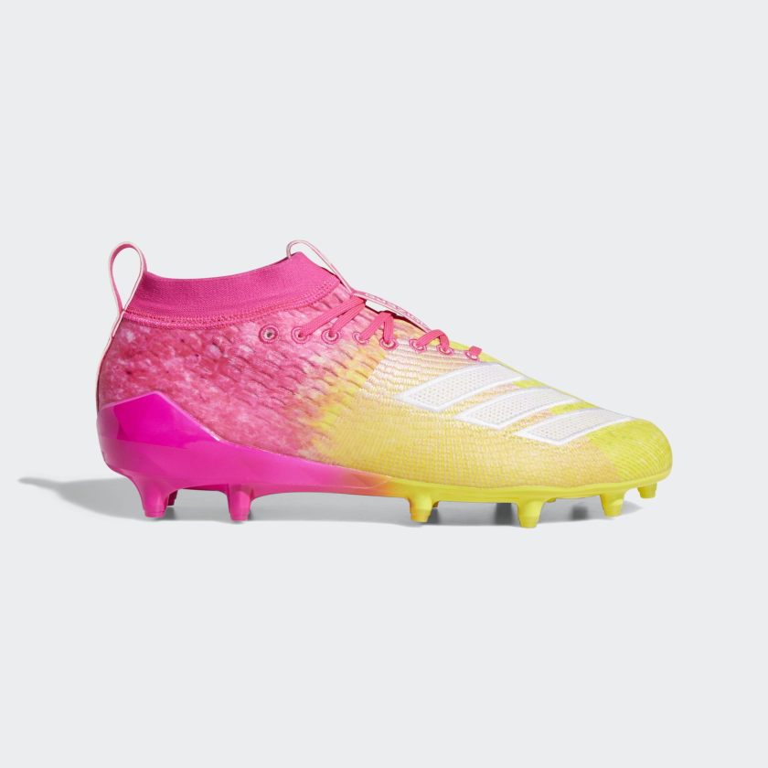 hot pink football cleats