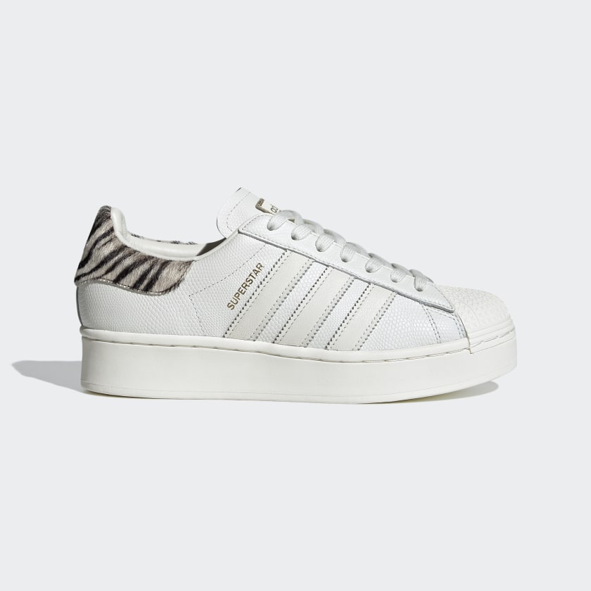 Superstar bold shoes white tint/off white/core black