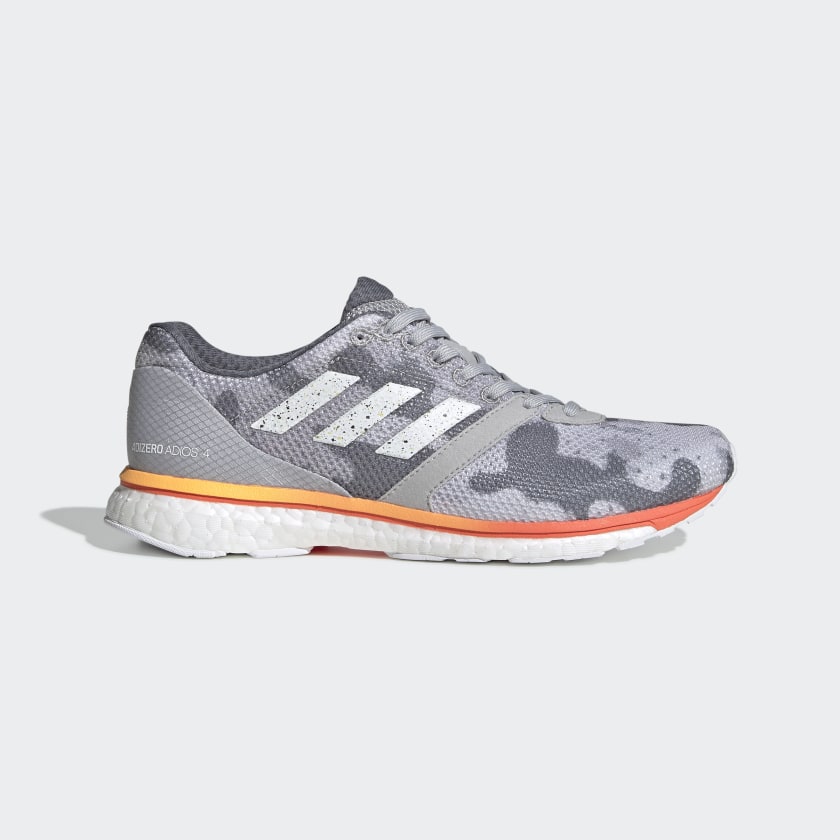 adidas Adizero Adios 4 Shoes - Grey 