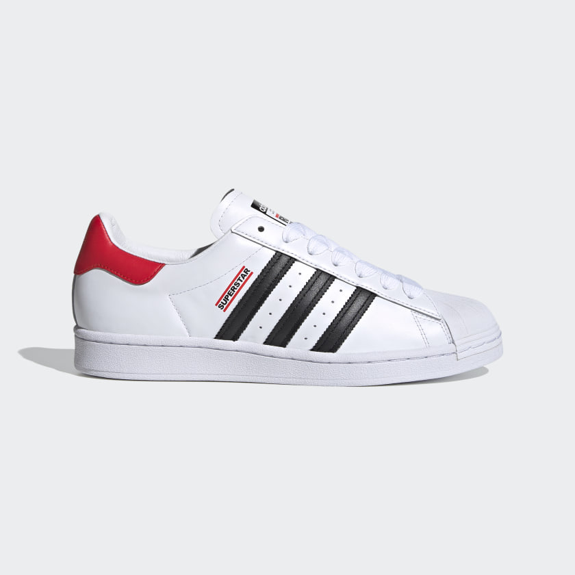 adidas superstar shoes leather mid limited edition red