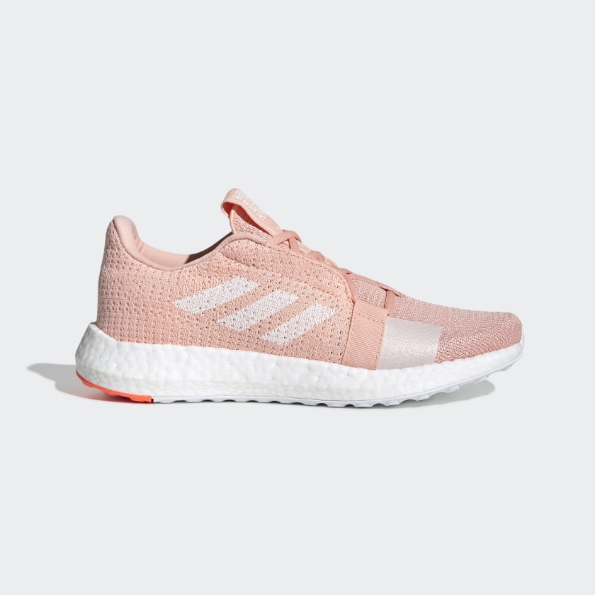 pink running sneakers