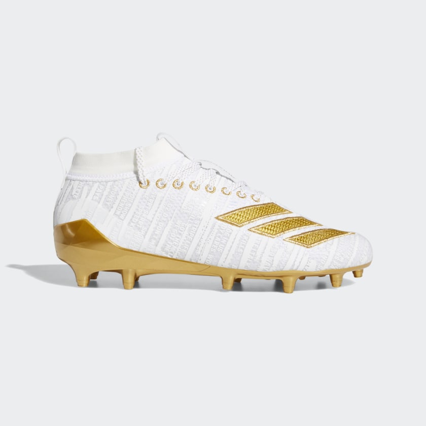 adidas cleats football gold