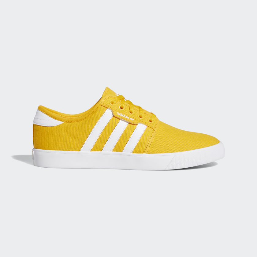 yellow adidas sneakers