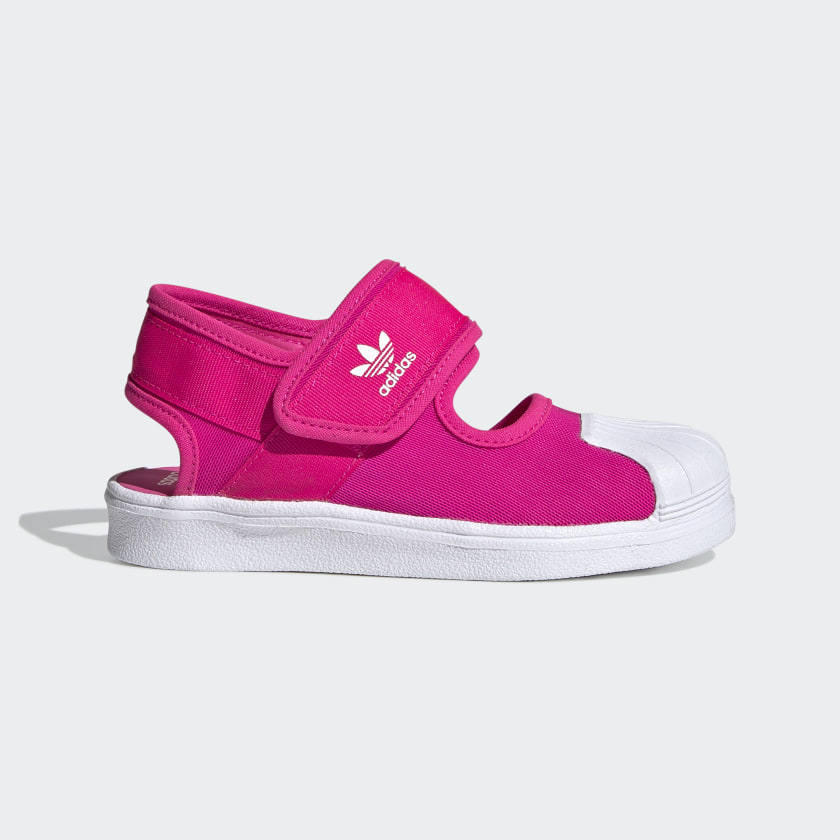 adidas superstar white pink