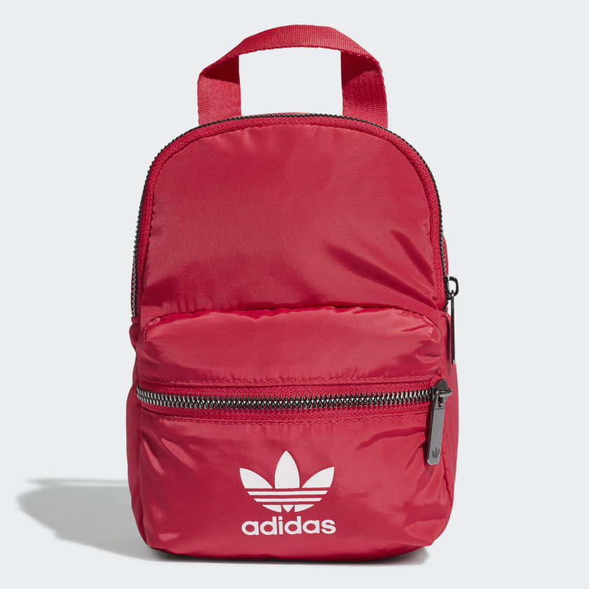 adidas pink leather backpack