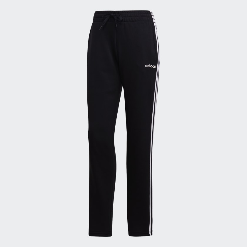 Adidas Essentials Open Hem 3 Bantli Esofman Alti Siyah Adidas Turkey