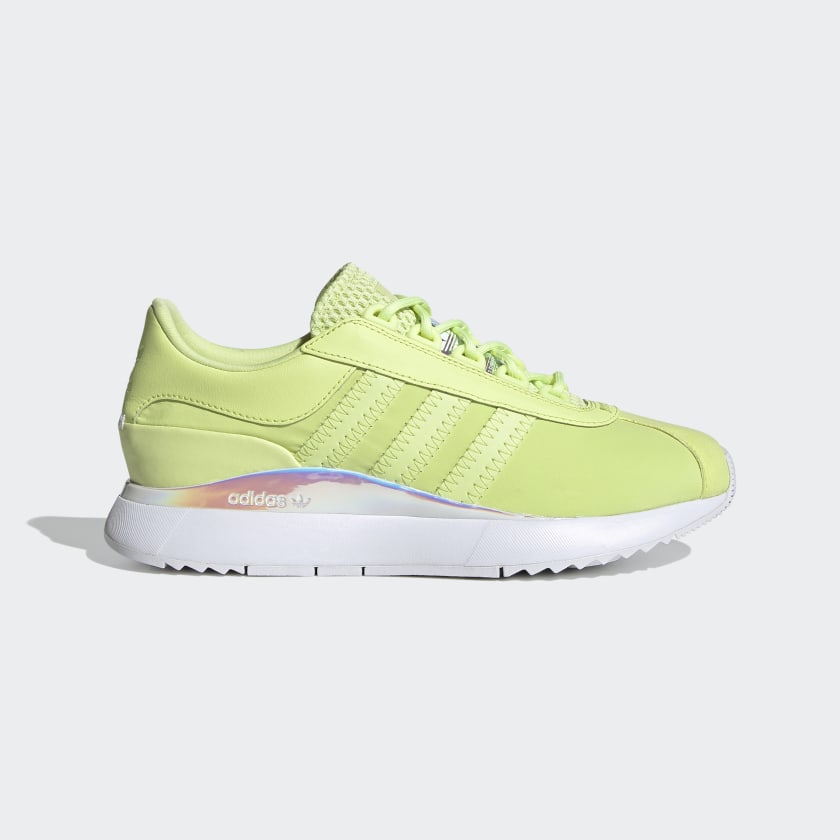 yellow adidas tennis shoes