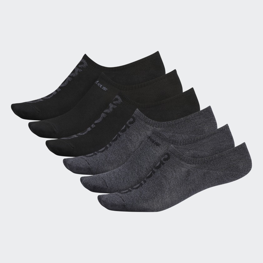 adidas Superlite Linear Super-No-Show Socks 6 Pairs - Black | adidas US