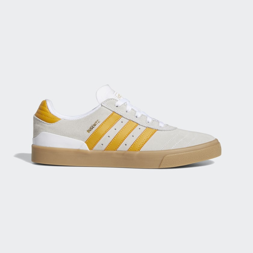 adidas busenitz vulc samba white & gum shoes