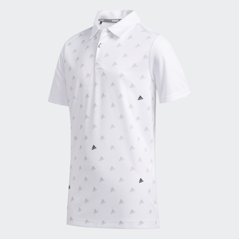 adidas polka dot golf shirt