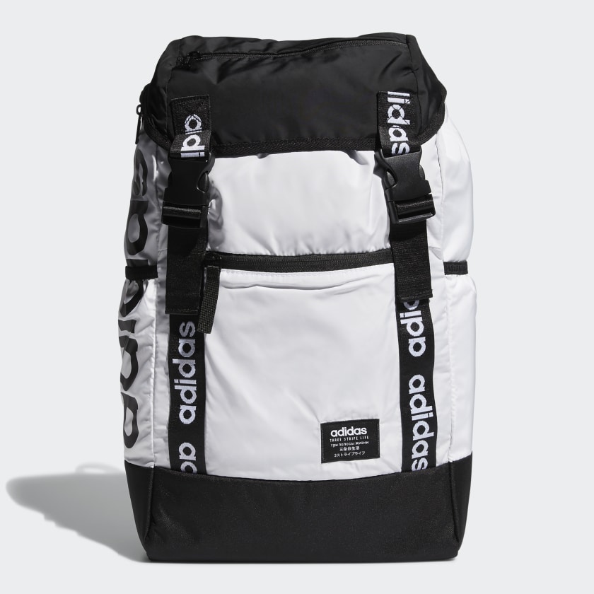 adidas white backpack